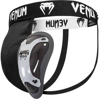 Venum """" Konkurrent """" Groinguard and Support (Silver Series) Black/Ice X-Large
