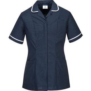 Stretch Classic Care home tunika - Marine (Størrelse: L)
