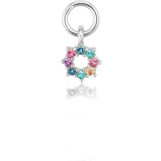 Sole Ørerings Vedhæng, Sølv/Multi