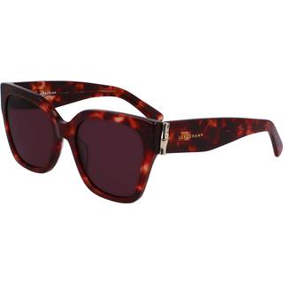 LONGCHAMP Kvinde LO732S 640 Solbriller Acetat Havana Brun Firkantet Normal Normal