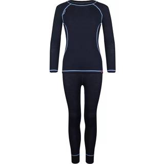 Trollkids Kid's Merino Baselayer Set Merino undertøj Børn størrelse 128 farve blå