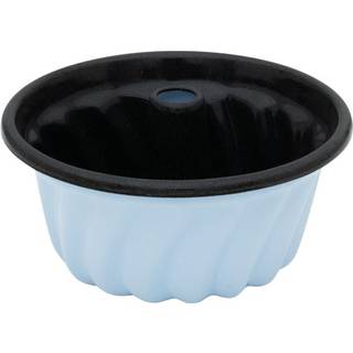 Riess Classic Backemaille Blau Mini Gugelhupfform 12 cm - Emaille