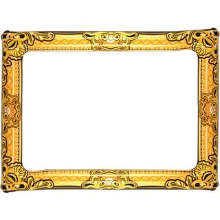 Henbrandt oppustelig fotoramme med guldadditiv 60 x 80 cm sort