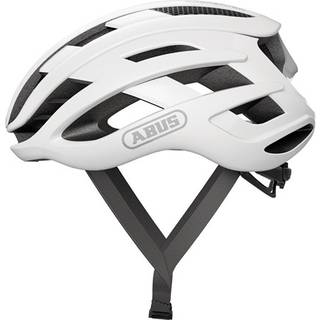 ABUS AirBreaker cykelhjelm Polar Matt White - Hjelmstørrelse 51-55 cm