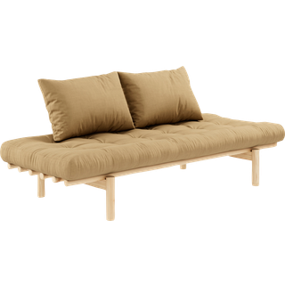 Pace Daybed Fra Karup Design i Massiv FSC Fyrretræ | Japandi - Klar lak - 758 Wheat Beige