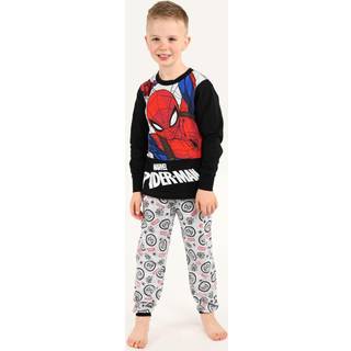 Brand Threads Brand Threads Grey Spiderman Boys 100% Cotton Pyjama Set