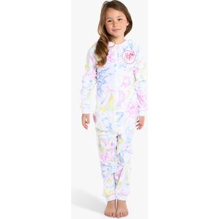 Brand Threads Brand Threads White Harry Potter Girls Hooded All-In-One