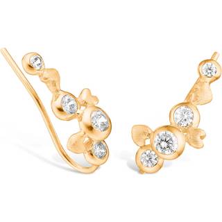 Blossom Copenhagen Radiance earcrawler i forgyldt med cz
