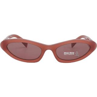 Miu Miu MU09YS 10M08S 54 Solbriller Kvinder Rød - Matte Frosted Red - 54mm