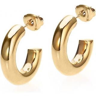 Aura - Hoops Small Forgyldt