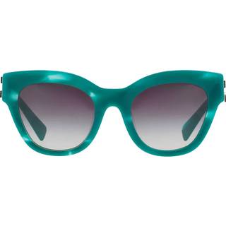 Miu Miu MU01YSF Asian Fit 15H09S 51 Solbriller Kvinder Grøn - Green - 51mm
