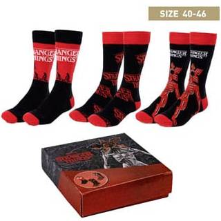 STRANGER THINGS - 3 Pairs socks Pack (UK Size 7,5-11)