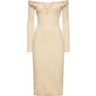 Jacquemus La Robe Pampero cotton-blend midi dress - beige - XXXL