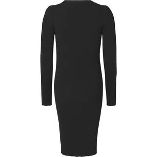 NOPPIES Vena Strikkjole - Black