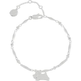 Radley Radley Ladies Silver Tone Cranwell Close Jumping Dog Charm Bracelet