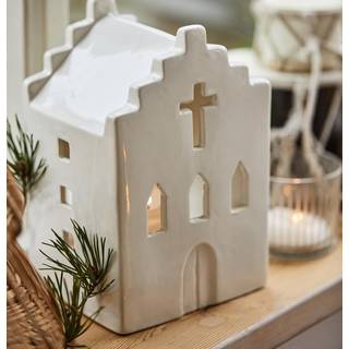 Ib Laursen Fyrfadsstage Kirke Stillenat - Creme