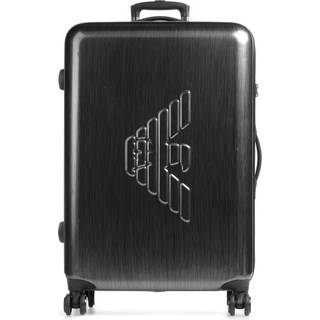 Emporio Armani Big Eagle Kuffert med 4 hjul antracit