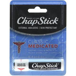 ChapStick Classic Medicineret Læbepomade, 0,15 oz, 3 stk – Fugt hele dagen og beskyttelse