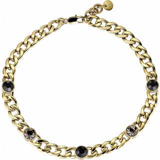 DYRBERG/KERN ANGELINA HALSKÆDE 430145 (Gold, Black, ONESIZE)