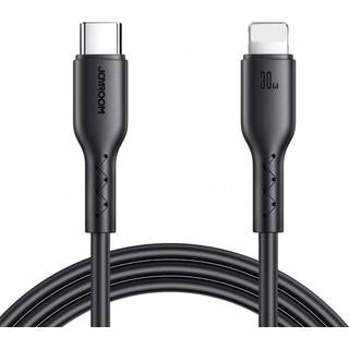 Joyroom Flash-Charge USB-kabel - USB-C til Lightning 30W 1m - Sort