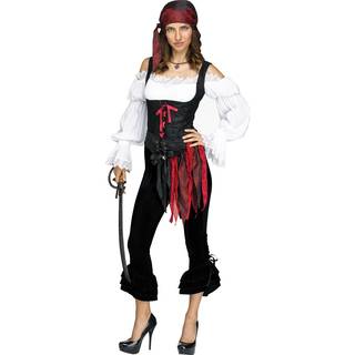 Piratin Kostümhose schwarz M/L