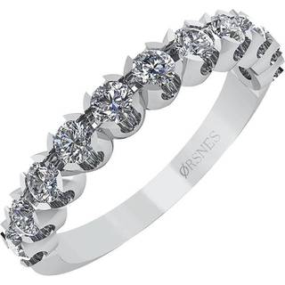 14 Karat Hvidguld Ring fra Smykkekæden med Brillanter 0,66 Carat W/SI
