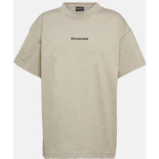 Balenciaga Logo cotton T-shirt - black - M