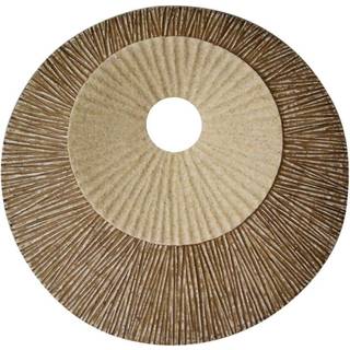 1 x 19 x 19 brun runde dobbeltlags ribbet v?gplak