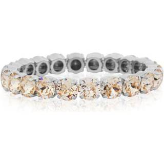 Gia Stud armbånd light silk rhodium