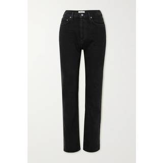 Agolde '90s Pinch Waist Long high-rise straight jeans - black - L-XL