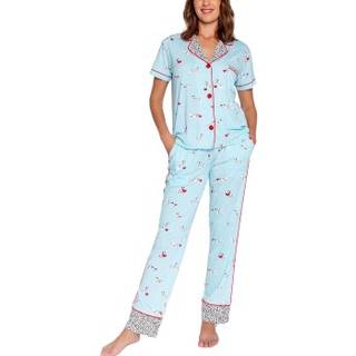 PJ Salvage Dalamatian Dog Pyjama - Blue - X-Large