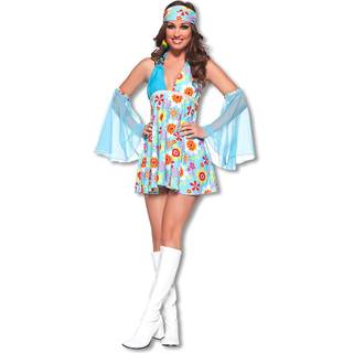 Flower Power Minikleid Extralarge