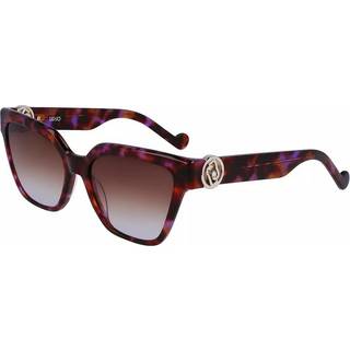 Liu Jo Kvinde LJ768SR 512 Solbriller Acetat Violet Brun Sommerfugl Normal Fotokromatisk