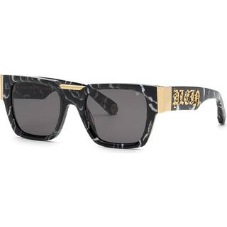 Philipp Plein SPP095M 0Z21 52 Solbriller Mænd Black - Patterned Black - 52mm