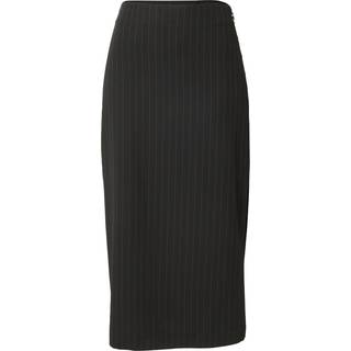 GraysonMD Nederdel, Chocolate Pinstripe, M