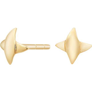 Siersbøl 8kt. ørestikker stjerne 7mm