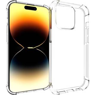 iPhone 15 Pro EIDERWOOD Fleksibel Plastik Airbag Bagside Cover - Gennemsigtig
