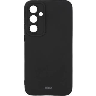 ONSALA Phone Case with Silicone Feel Black - Samsung S23 FE 5G