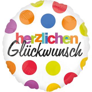 Herzlichen Glückwunsch Folienballon