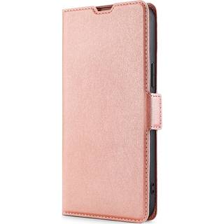 Honor Magic5 Pro Læder Flip Cover m. Kortholder & Ståfunktion - Rose Gold