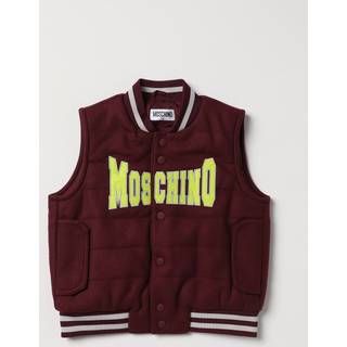 Moschino Kids Logo padded vest - red - Y 8