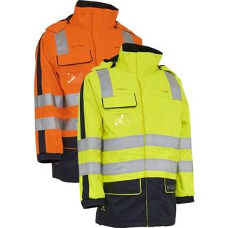 Elka 086060R Securetech Multinorm Lysbue Arc Jakke fluorescerende orange/marine S