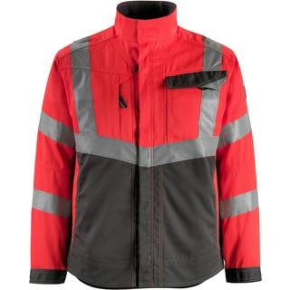MASCOT SAFE SUPREME Oxford arbejdsjakke, hi-vis rød/mørk antracit - L