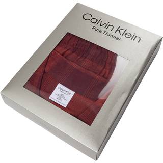 Calvin Klein Pure Flannel Pyjamas - Red - Large