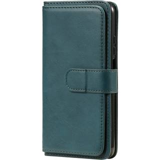 Xiaomi Poco M3 Læder Flip Cover m. Stor Kortholder - Grøn