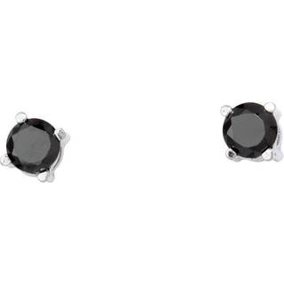 Schneider Basic Ohrstecker - Silber - SO22 - schwarz
