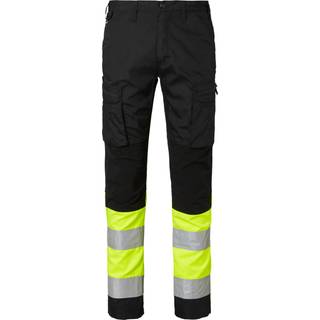 Top Swede 220 Arbejdsbukser Hi-Vis, sort/gul C46