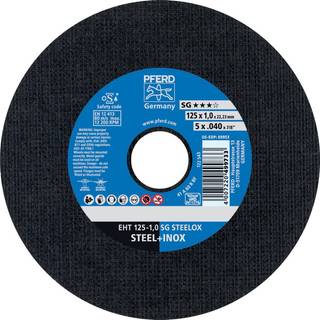 Pferd skæreskive Ø125 1,0 EHT SG-INOX