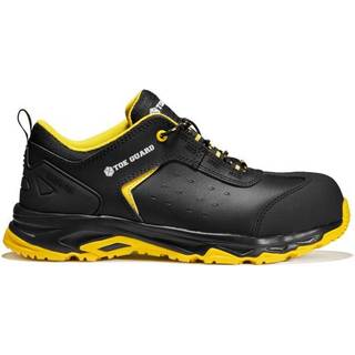 Toe Guard Wild Low Sikkerhedssko sort/gul, S3, glasfiberhætte 36
