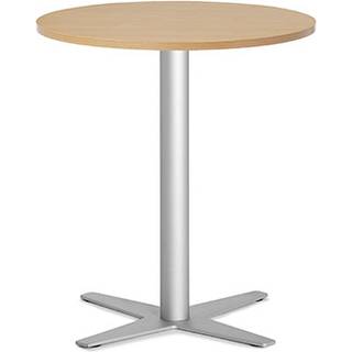 Bord Amy Ø650 mm H752 mm, Bøg laminat Alugråt understel